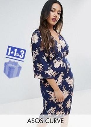 🥰 миди платье в цветочный asos 20