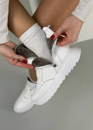 Женские зимние ботинки (ботинки) натуральная кожа2 фото