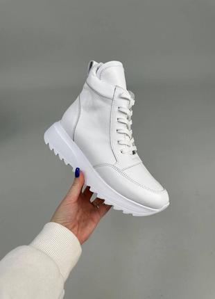 Женские зимние ботинки (ботинки) натуральная кожа9 фото