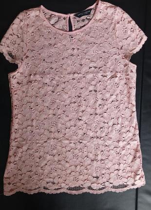 Футболка мереживо dorothy perkins m-l подовжена