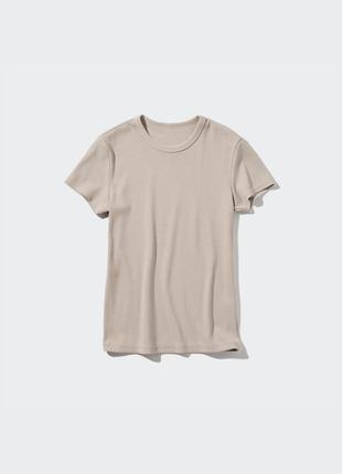 Футболка у рубчик uniqlo