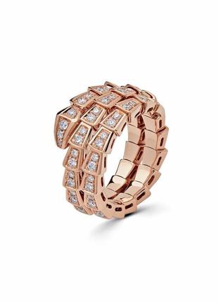 Брендовая женская серебряная золотая кольца колечко в позолоте