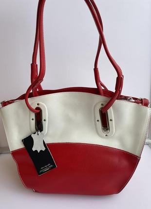 Распродажа! итальянская кожаная сумка di gregorio.