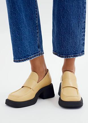 Clarks туфли лоферы натуральная кожа