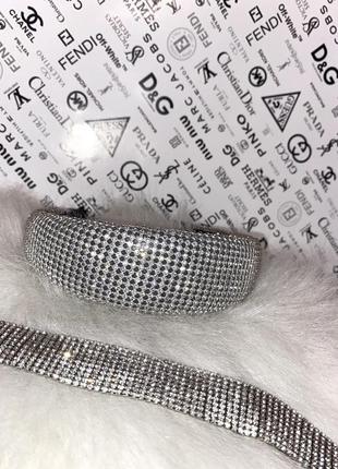 Обруч и чокер с стразами