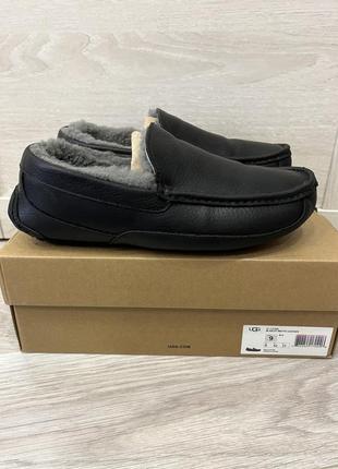 Мокасины мужские (оригинал) ugg ascot кожа 42/27 (1103889) угги