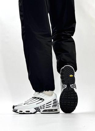 Nike air max plus tn iii white black 10