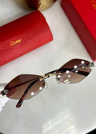 Брендовые женские очки ромбы