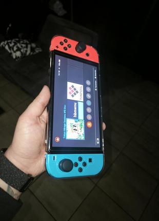 Nintendo switch oled прошита, чіпована + аксесуари