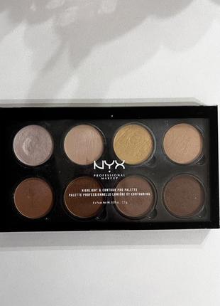 Nyx highlight &amp; contour палетка для контуринга