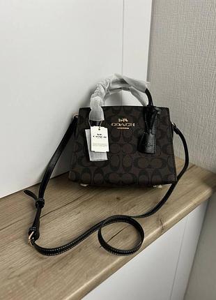 Женская кожаная сумка coach