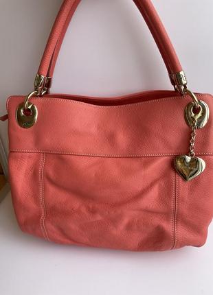 Распродажа! яркая кожаная итальянская сумка di gregorio