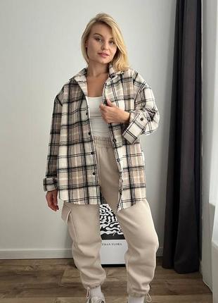 Кашемірова сорочка oversized