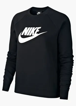 Свитшот женский nike nsw essential crew black bv4112-010
