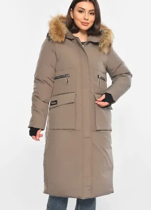 Куртка женская зимняя удлиненная