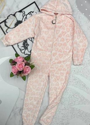 Кігурумі класної якості! піжамка для дівчинки сердечки