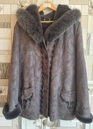 Дубленка натуральная кожа кожаная овчина