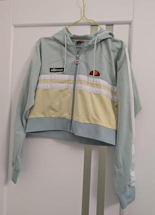 Укороченная кофта на молнии известного бренда