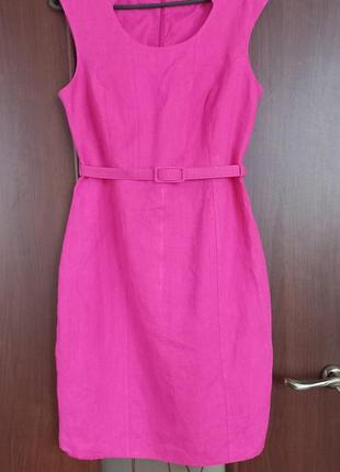 Сукня сарафан льон