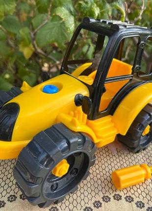 Трактор конструктор, разборный трактор4 фото