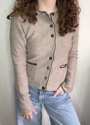 Кардиган вовна шовк та кашемір grace