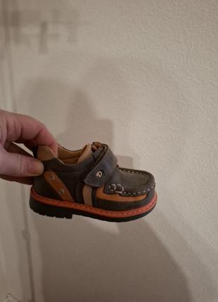 Мокасины, туфли кожаные 20 р