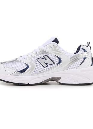New balance 530 white silver premium