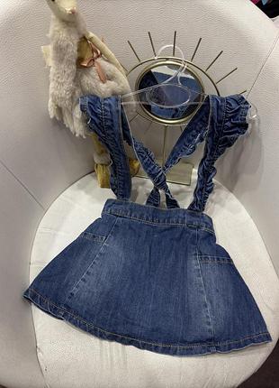 Джинсовый сарафан