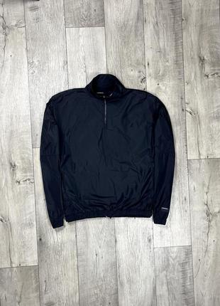 Kangol кофта ветровка xl/2xl размер анорак черная фирменная