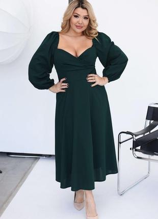 Платье большого размера батал
