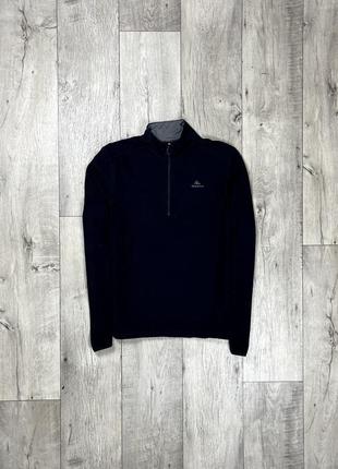 Quechua decathlon кофта флисовая m/l размер толстовка черная
