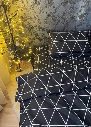Постільна білизна simple black  із бязі