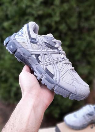 Кроссовки Asics Trail Gel Venture 8 Baskets Noir et blanc свет серые3 фото