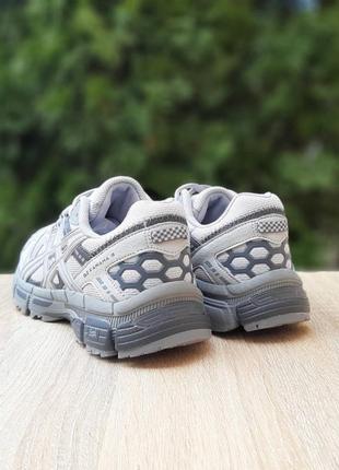 Кроссовки Asics Trail Gel Venture 8 Baskets Noir et blanc свет серые4 фото