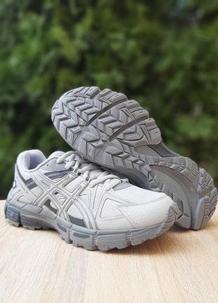 Кроссовки Asics Trail Gel Venture 8 Baskets Noir et blanc свет серые6 фото
