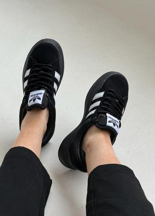 Кроссовки adidas campus x bad bunny black white