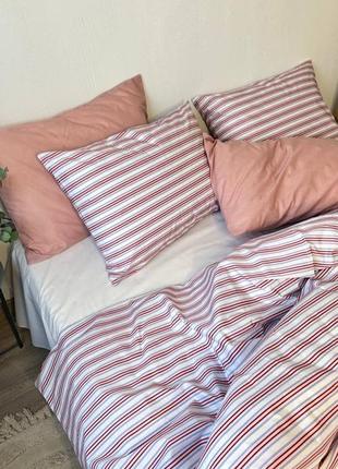 Постільна білизна oxford red із бязі