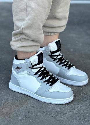 Кросівки чоловічі прес шкіра зима