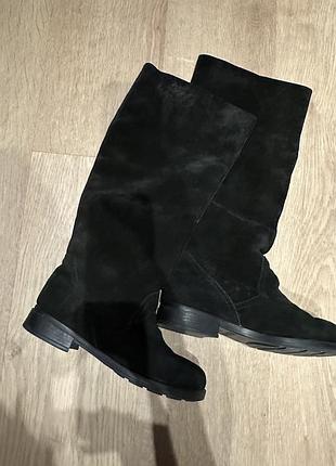 Замшевые сапоги, еврозима