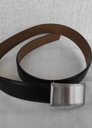 Антиалергический кожанний ремень buckle nickel free