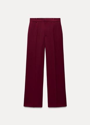 Брюки жіночі бордові zara new