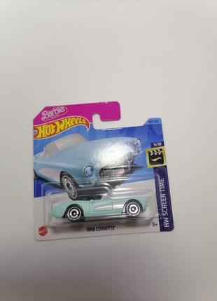 Hot wheels 1956 corvette barbie 2