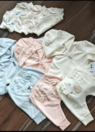 Махровые комплекты carters 3мес, 6мес, 9мес, 12мес
