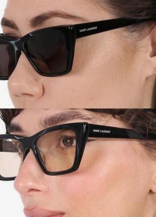 Нові окуляри saint laurent mica 53 хамелеон