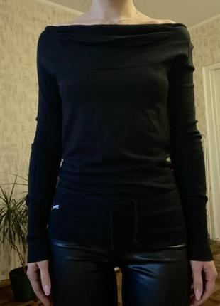 Туника черная с капюшоном puma