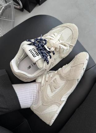 Кроссовки new balance x miu miu 530