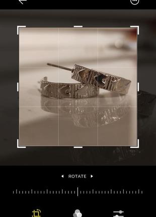 Серьги серебристого цвета