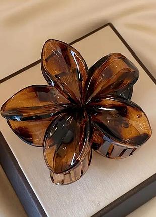 Заколка краб квітка