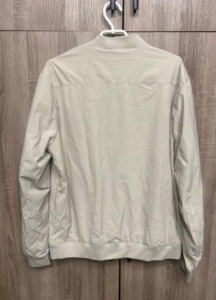 Бомбер куртка zara, бежевая, мужская, xl