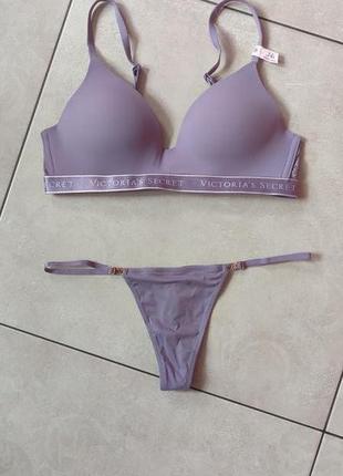 Victoria´s victorias secret виктория сикрет комплект набор бюст бюстгальтер бра стринги